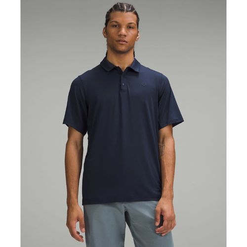 – Sport-Poloshirt mit kurzen Ärmeln und Logo für Männer – Blau – Größe XL - lululemon - Modalova