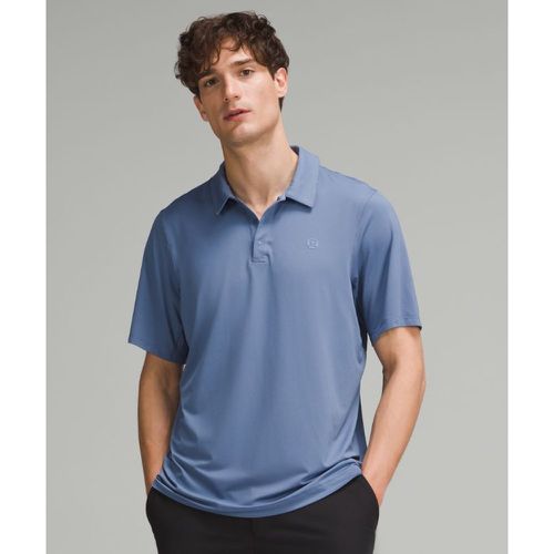 – Sport-Poloshirt mit kurzen Ärmeln und Logo für Männer – Blau – Größe 3XL - lululemon - Modalova