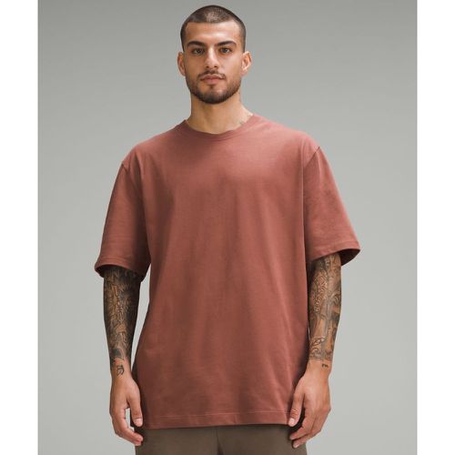 – T-Shirt aus schwerem Baumwoll-Jersey für Männer – Braun – Größe S - lululemon - Modalova