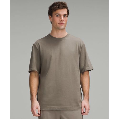 – T-Shirt aus schwerem Baumwoll-Jersey für Männer – Braun – Größe L - lululemon - Modalova