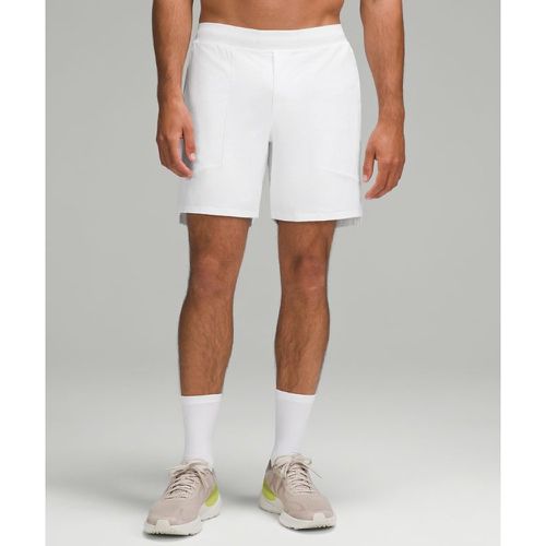 – License To Train Shorts mit Liner für Männer – 18 cm – Weiß – Größe XL - lululemon - Modalova