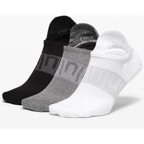 – Power Stride Tab Socken 3er-Pack für Männer – Grau/Schwarz/Weiß – Größe L - lululemon - Modalova