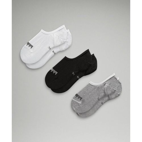– Daily Stride Bequeme No-Show-Socken 3er-Pack für Männer – Grau/Schwarz/Weiß – Größe L - lululemon - Modalova