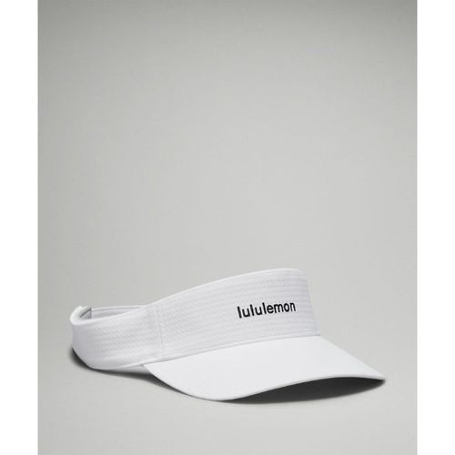 – Multisport Visor-Kappe mit abnehmbarem Schweißband Tennis – Schwarz/Weiß – Größe L/XL - lululemon - Modalova