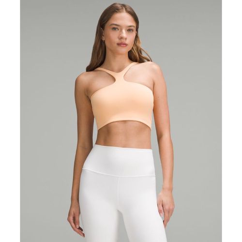 – Bend This BH mit V-Ausschnitt und Racerback Leichter Halt A–C-Cups für Frauen – Orange – Größe L/XL - lululemon - Modalova