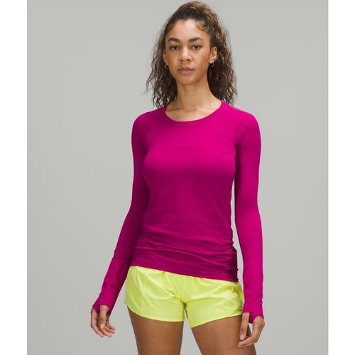 – Swiftly Tech Langarmshirt 2.0 Hüftlänge für Frauen – Neon – Größe 10 - lululemon - Modalova