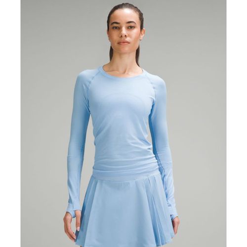 – Swiftly Tech Langarmshirt 2.0 Race-Länge für Frauen – Blau – Größe 12 - lululemon - Modalova