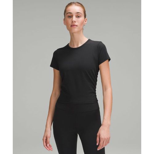 – All It Takes Geripptes T-Shirt aus Nulu für Frauen – Schwarz – Größe 0 - lululemon - Modalova