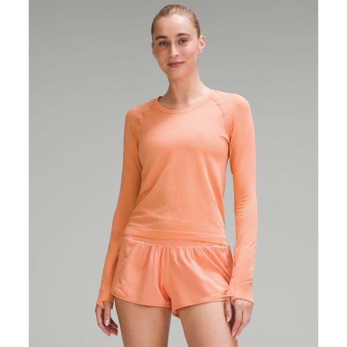 – Swiftly Tech Langarmshirt 2.0 Race-Länge für Frauen – Pink – Größe 2 - lululemon - Modalova