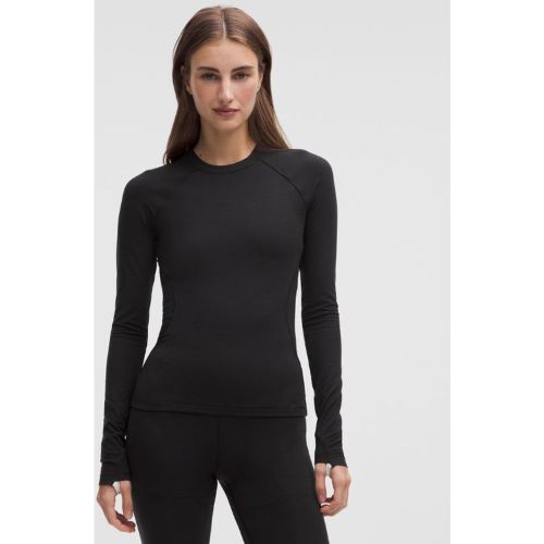 “ Baselayer-Pullover mit Rundhalsausschnitt aus einer fÃ¼r Frauen â€“ Merinowollmischung â€“ GrÃ¶ÃŸe L in / - lululemon - Modalova
