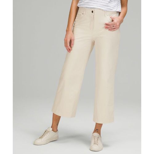 – City Sleek 5-Pocket-Hose mit weit geschnittenem Bein und hohem Taillenbund 7/8-Länge für Frauen – Größe 26 - lululemon - Modalova