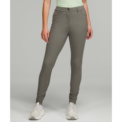 – City Sleek Hose im Slim Fit mit hohem Bund und 5 Taschen Volle Länge für Frauen – Größe 24 - lululemon - Modalova