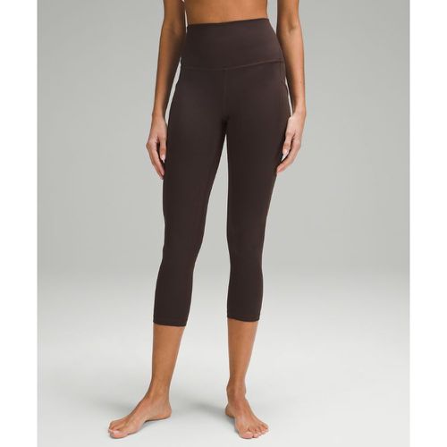 – Align Crop Leggings mit hohem Bund und Taschen für Frauen – 58 cm – Braun – Größe 4 - lululemon - Modalova