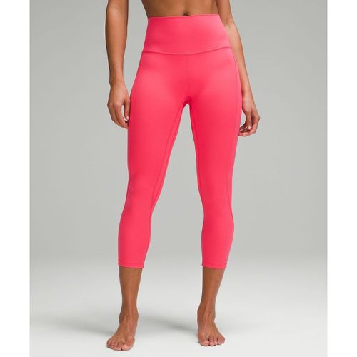 – Align Crop Leggings mit hohem Bund und Taschen für Frauen – 58 cm – Pink – Größe 4 - lululemon - Modalova