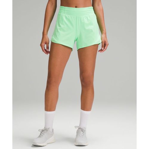 – Hotty Hot Shorts mit hohem Bund und Liner für Frauen – 10 cm – Neon – Größe 2 - lululemon - Modalova