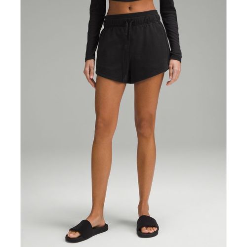 – Inner Glow Shorts mit hohem Bund für Frauen – 8 cm – Schwarz – Größe 2 - lululemon - Modalova
