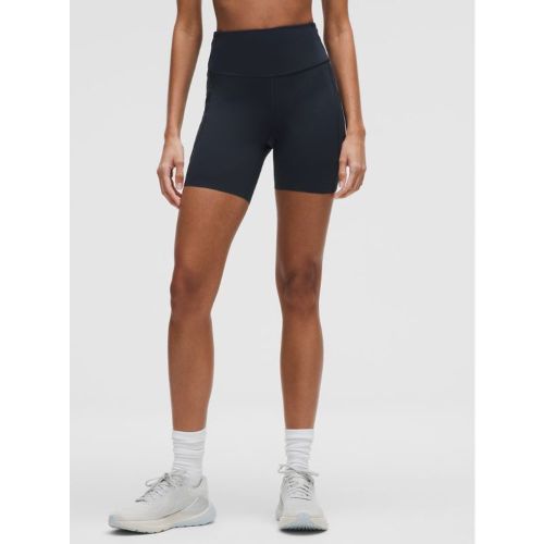 “ Fast and Free Shorts mit hohem Bund 5 Taschen fÃ¼r Frauen â€“ 15 cm â€“ GrÃ¶ÃŸe 12 in - lululemon - Modalova