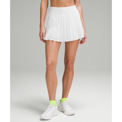 – Plissierter Tennisrock aus Lochstrickgewebe mit hohem Bund für Frauen – Größe 8 - lululemon - Modalova