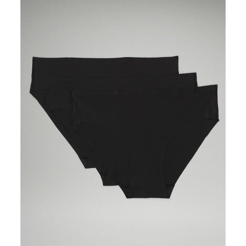 – InvisiWear Bikini-Unterwäsche mit mittelhohem Bund 3er-Pack für Frauen – Schwarz – Größe 2XL - lululemon - Modalova