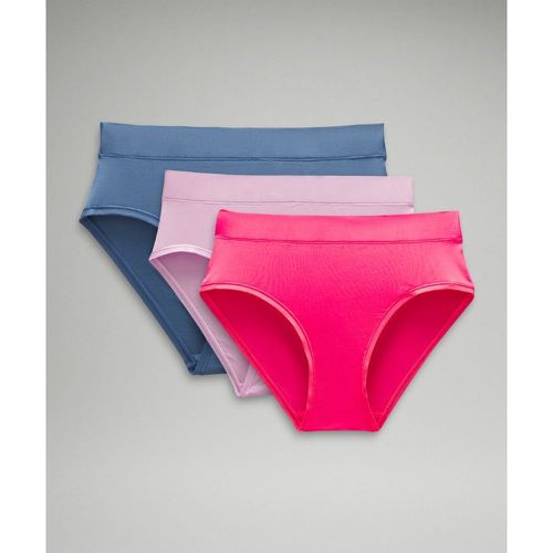 – UnderEase Bikini-Unterwäsche mit hohem Bund 3er-Pack für Frauen – Größe M - lululemon - Modalova