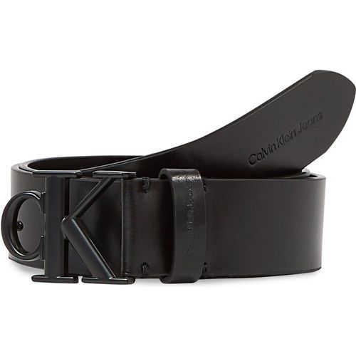 Cintura da uomo - Round Mono Pl Lthr Sm Belt K50K511154 Black BDS - Calvin Klein Jeans - Modalova