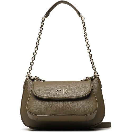 Borsetta - Re-Lock Dbl Shoulder Bag K60K610183 Willow Green LBB - Calvin Klein - Modalova