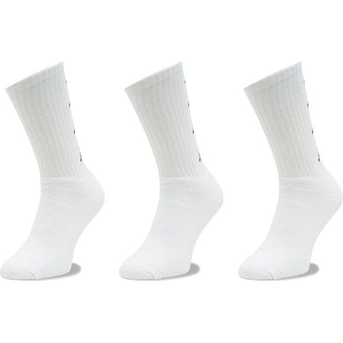 Set di 3 paia di calzini lunghi unisex - 710069 Bright White 11-0601 - Kappa - Modalova