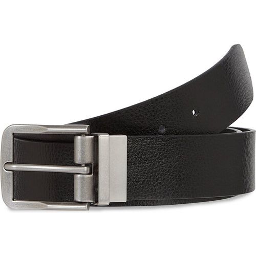 Cintura da uomo - Fl Cl Rev/Adj Lthr Aop Belt K50K511147 Black Pebble/Black Allover 0GQ - Calvin Klein Jeans - Modalova