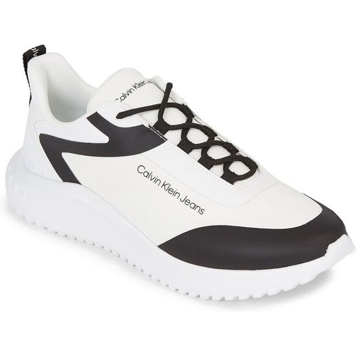Sneakers - Eva Runner Laceup Mesh YM0YM00811 Bright White/Black YBR - Calvin Klein Jeans - Modalova