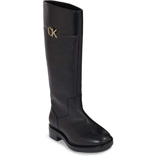 Stivali - Rubber Sole Knee Boot W/Hw HW0HW01689 Ck Black BEH - Calvin Klein - Modalova