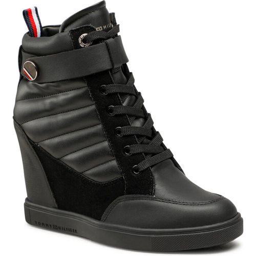 Sneakers - Wedge Sneaker Boot FW0FW06752 Black BDS - Tommy Hilfiger - Modalova