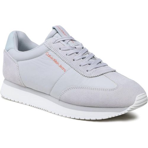 Sneakers - Retro Runner Wingtip Mix YM0YM00620 Oyster Moshroom/Grey/Orange 0IM - Calvin Klein Jeans - Modalova