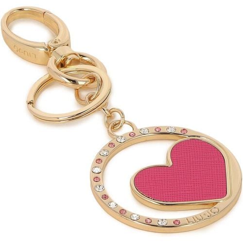 Portachiavi - Heart Key Ring AF3366 A0001 Gold/Fuxia S1G15 - Liu Jo - Modalova