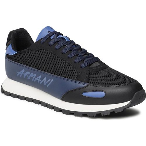 Sneakers - XUX170 XV661 S546 Navy/Black/Blue - Armani Exchange - Modalova