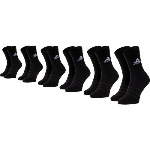 Set di 6 paia di calzini lunghi unisex - Cush Crw 6Pp DZ9354 Nero - Adidas - Modalova