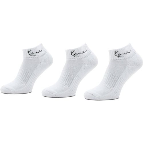 Set di 3 paia di calzini corti da uomo - Signature Ankle Signature Ankle White - Karl Kani - Modalova