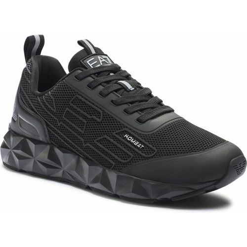 Sneakers - X8X154 XK357 M826 Triple Black+Silver - EA7 Emporio Armani - Modalova