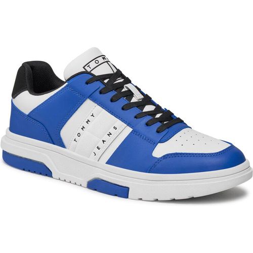 Sneakers - Tjm Leather Cupsole 2.0 EM0EM01283 Black/ Ultra Blue/ Ecru 0K5 - Tommy Jeans - Modalova