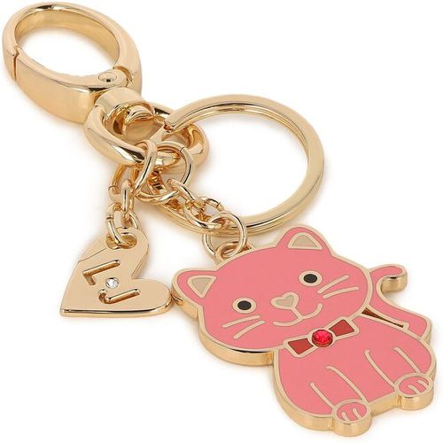 Portachiavi - Cat Key Ring AF3266 A0001 Gold/Pink S1407 - Liu Jo - Modalova