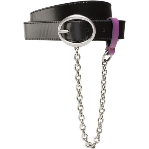 Cintura da donna - Round Classic Belt Chain 25mm K60K610360 BDS - Calvin Klein Jeans - Modalova