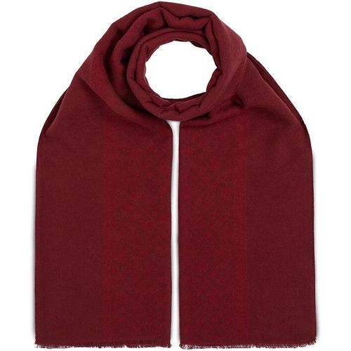 Scialle - Monogram Brushed Scarf AW0AW15341 Rouge XJS - Tommy Hilfiger - Modalova
