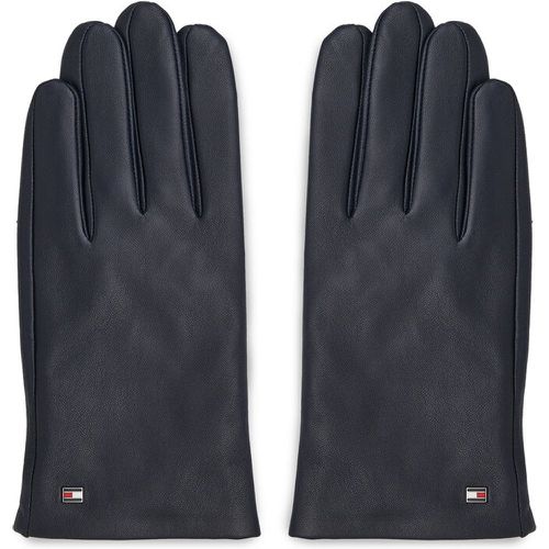 Guanti da uomo - Essential Flag Leather Gloves AM0AM11482 Space Blue DW6 - Tommy Hilfiger - Modalova