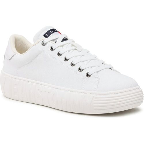 Sneakers - Canvas Outsole EM0EM01160 White YBR - Tommy Jeans - Modalova