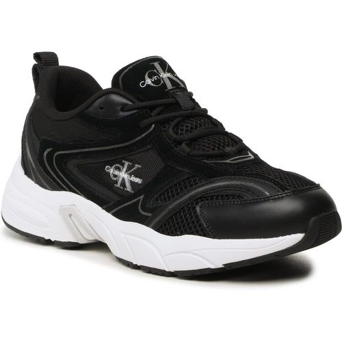 Sneakers - Retro Tennis Oversized Mesh YM0YM00636 Black/Overcast Grey 0GL - Calvin Klein Jeans - Modalova