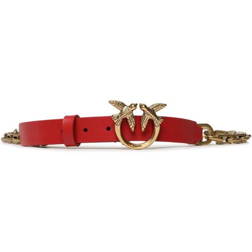 Cintura da donna - Love Day Chain H2 Belt PE 23 PLT01 100133 A0F1 Red R41Q - pinko - Modalova