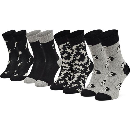 Set di 4 paia di calzini lunghi unisex - XBWI09-9100 Nero - Happy Socks - Modalova