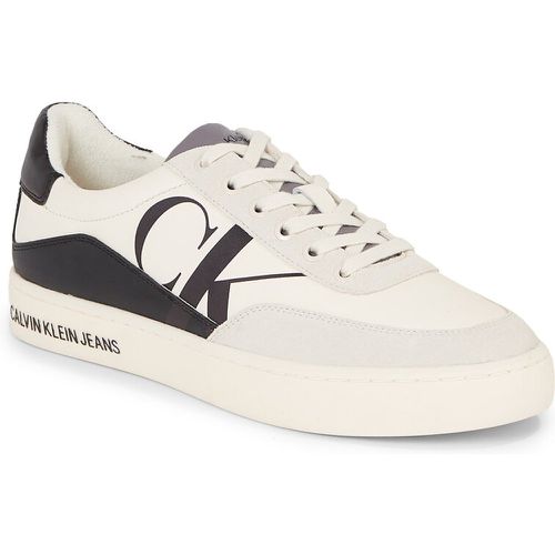 Sneakers - Classic Cupsole Laceup Mix Lth YM0YM00713 Creamy White/Black 0LA - Calvin Klein Jeans - Modalova