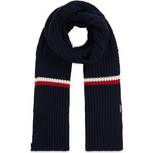 Scialle - Monotype Chunky Knit Scarf AM0AM11507 Space Blue DW6 - Tommy Hilfiger - Modalova