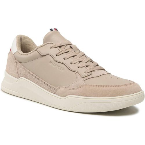 Sneakers - Elevated Cupsole Leather Mix FM0FM04358 Beige AEG - Tommy Hilfiger - Modalova