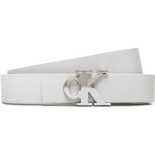 Cintura da donna - Round Mono Plaque Belt 25mm K60K610113 YAF - Calvin Klein Jeans - Modalova